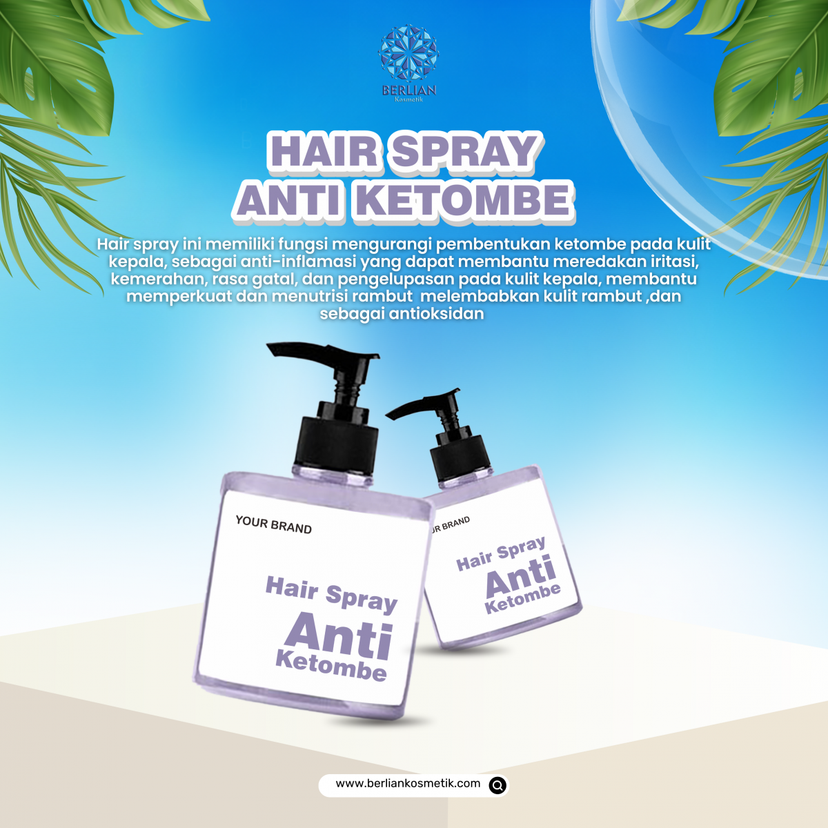 HairSpray Anti Ketombe